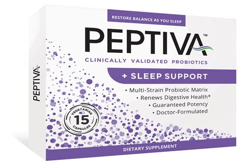 Peptiva is a probiotic supplement that claims to provide basic probiotic bacteria, stress relief and calming matrix, and sleep aid. . Peptiva complaints